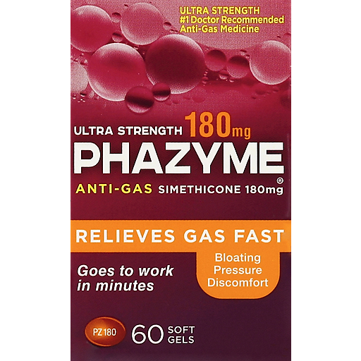 Phazyme Ultra Strength antigas 180mg capsule molli