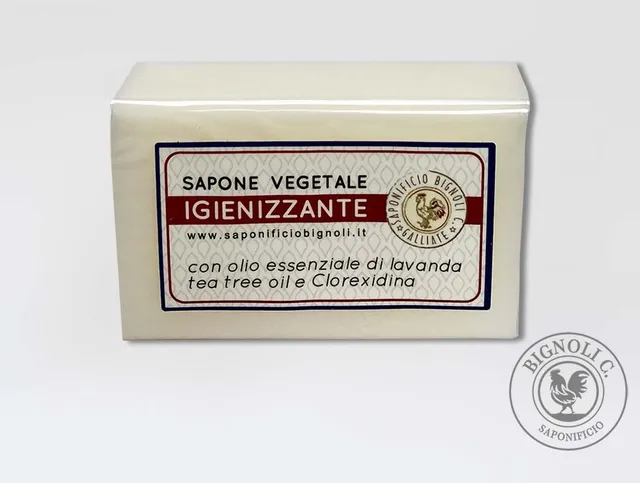 Saponificio Bignoli Igienizzante Lavanda 150g saponetta