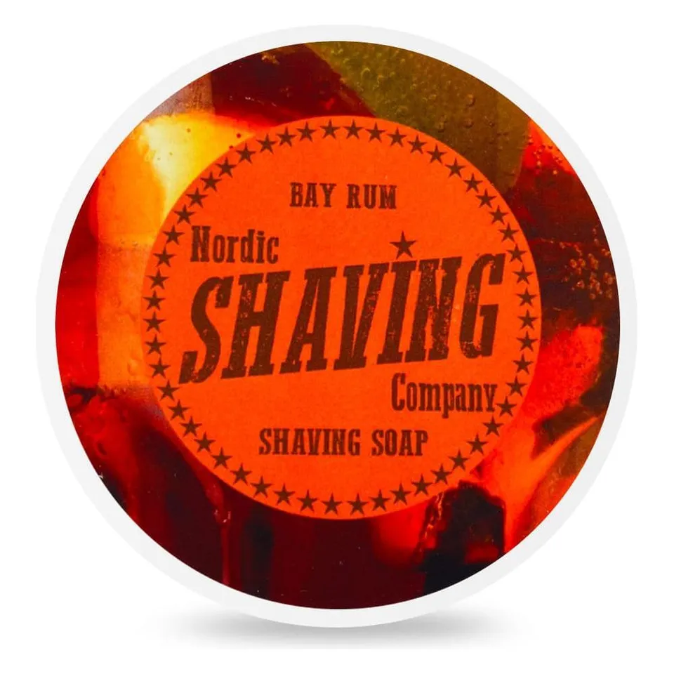 Nordic Shaving Company Bay Rum sapone da barba 113 g spezie e rum