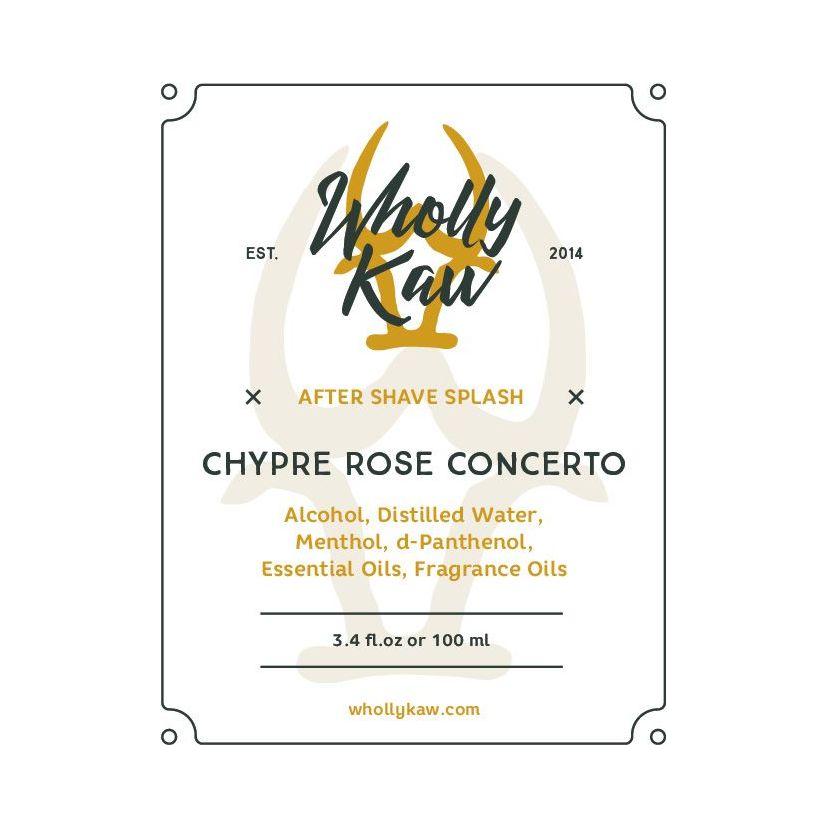 Wholly Kaw Chypre Rose Concerto sapone barba 4 oz sego