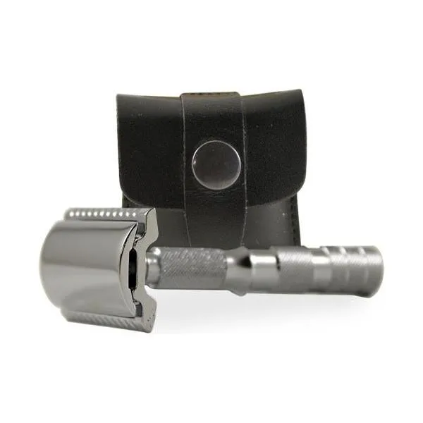 Merkur 33000 Rasoio Sicurezza Double Edge Cromato Viaggio