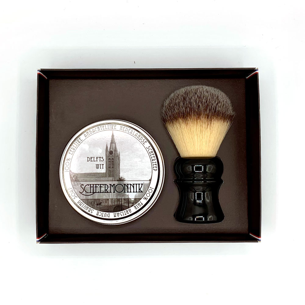 Scheermonnik Scheerset Basic set barba pennello + sapone