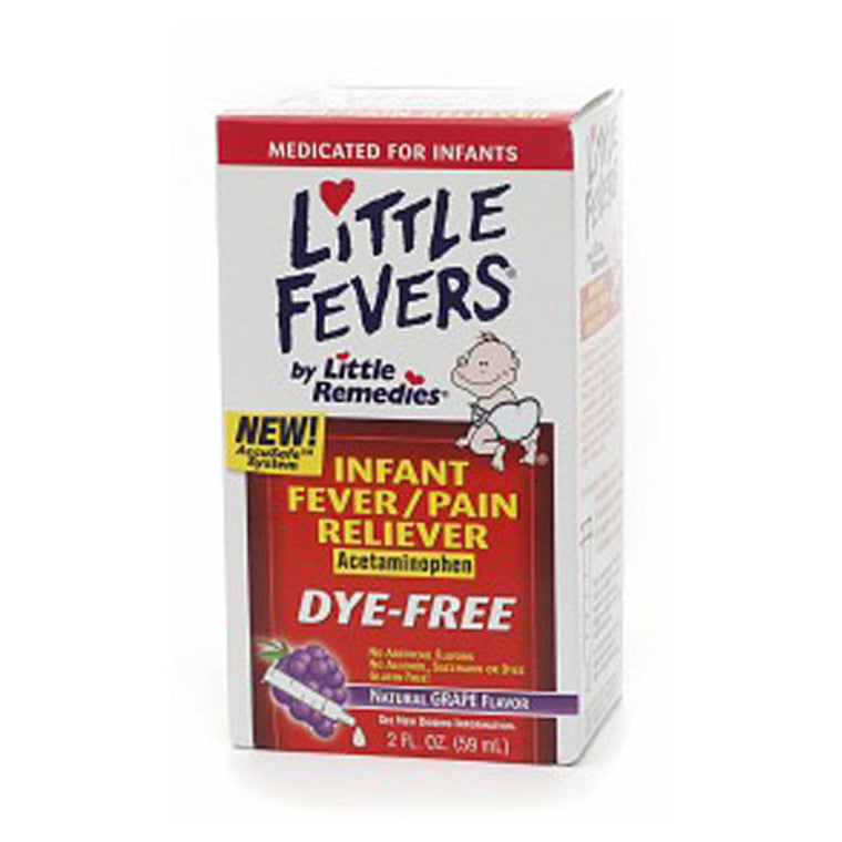 Little Remedies Infant Fever sciroppo bambini gusto uva paracetamolo