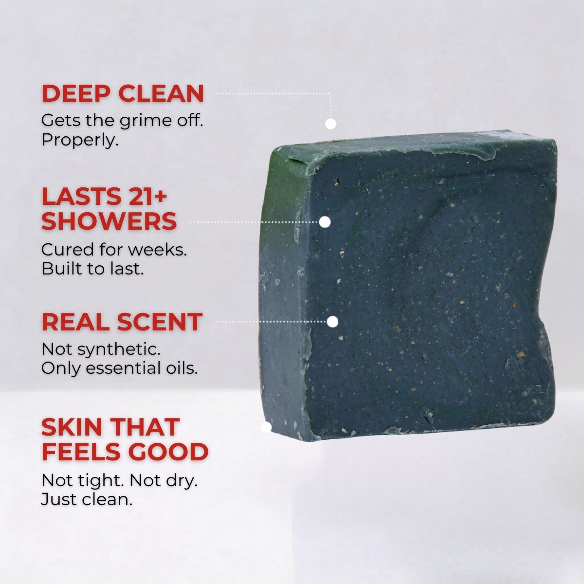 The Black Stuff Whats Yer Poison saponetta scrub 130g