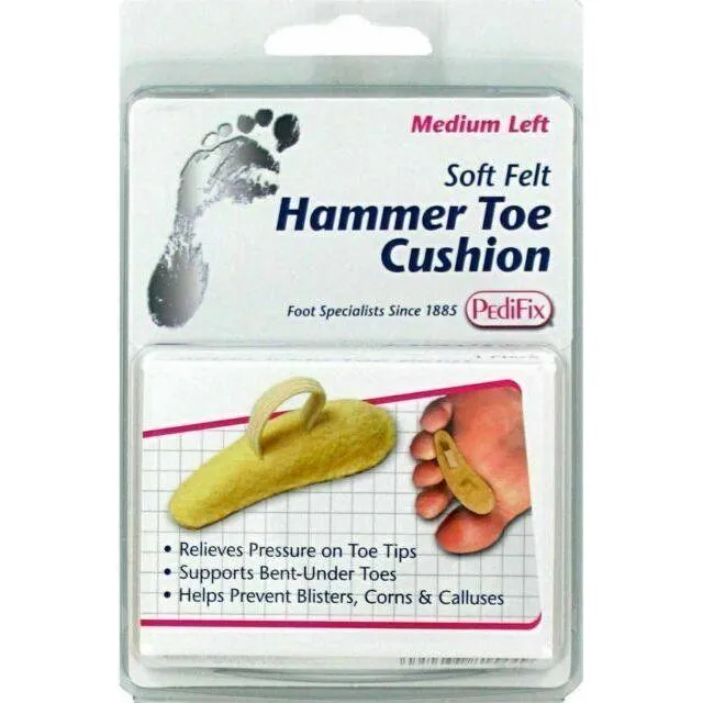 PediFix Hammer Toe cuscinetto dito sinistro M 1 pz