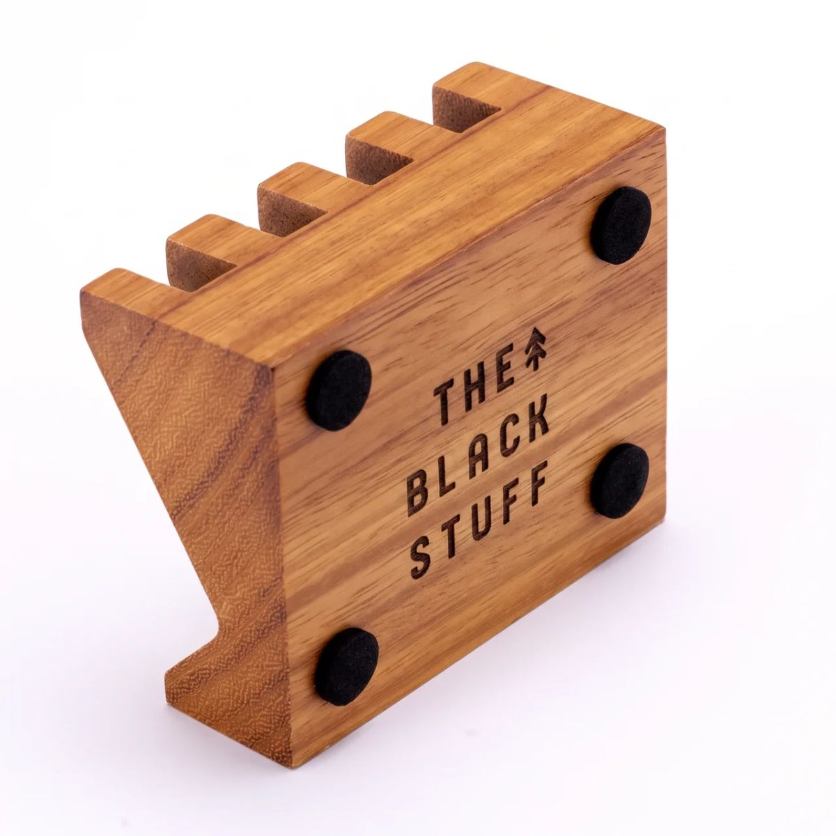 The Black Stuff Accessories portasapone Teak Diagonal