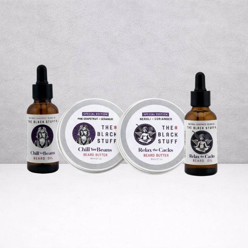 The Black Stuff Relax & Chill cura barba edizione limitata