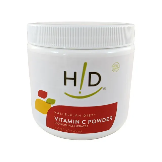 Hallelujah Diet Vitamina C Polvere Sodio Ascorbato Non Acida