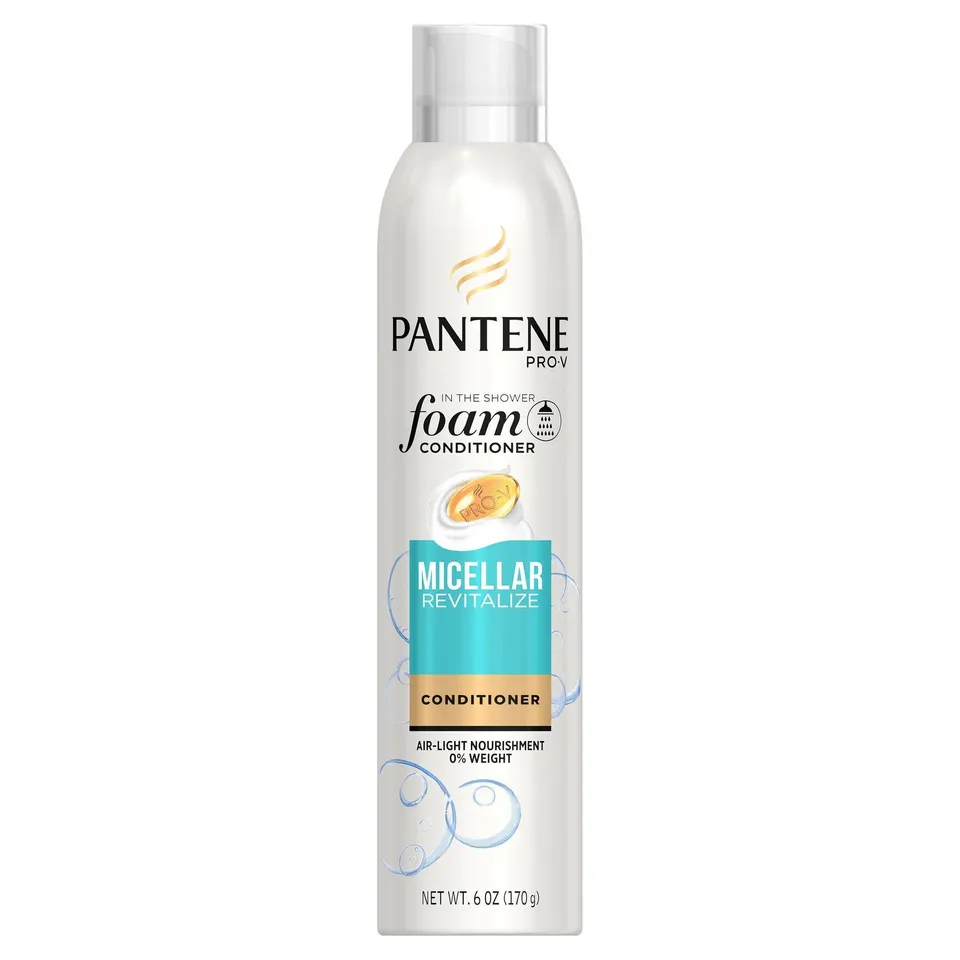 Pantene Micellar Revitalize balsamo schiuma capelli fini 177 ml