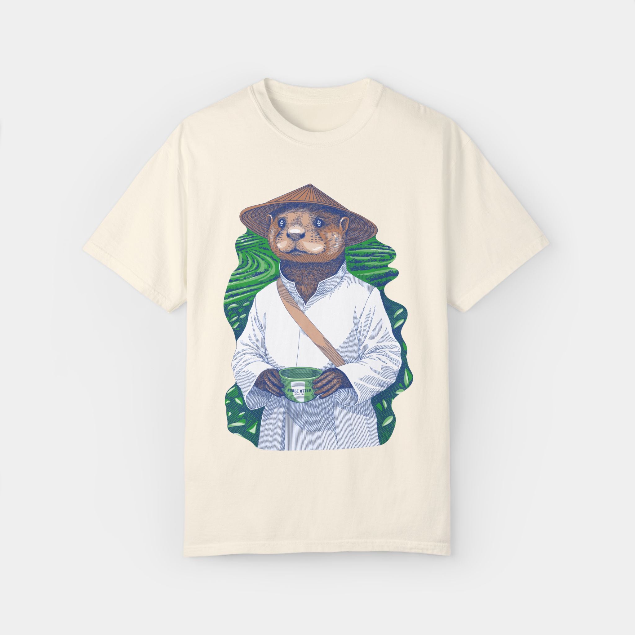Noble Otter Jasmine Tranquility T-Shirt maglietta cotone bianca