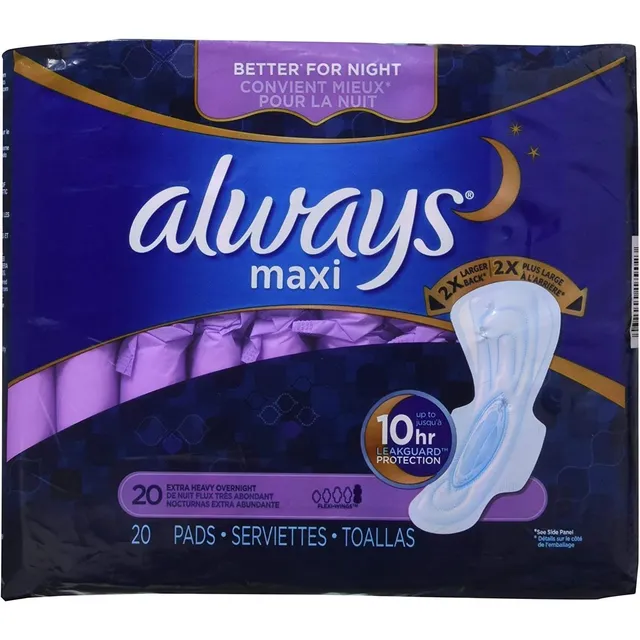 Always Maxi Size 5 assorbenti notte con ali 20 pezzi