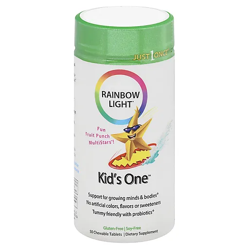 Rainbow Light Kid's One multivitaminico bambini fruit punch masticabile