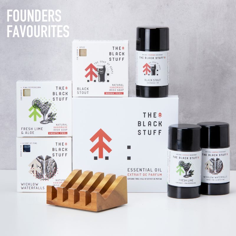 The Black Stuff Founders Favourite Three saponetta uomo set 3 pezzi