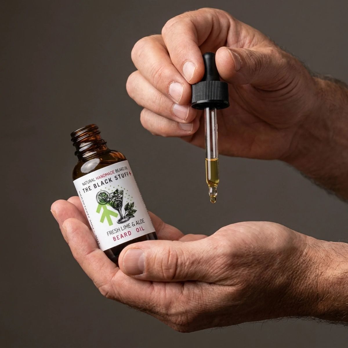 The Black Stuff Beard Care Fresh Lime olio barba fresco agrumato