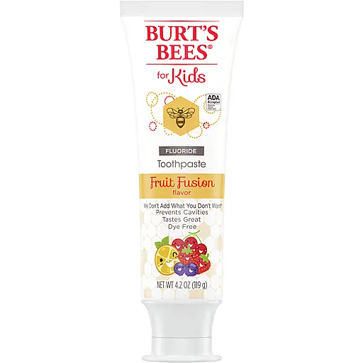 Burt's Bees Kids Fruit Fusion Dentifricio Bambini 119 g Fluoro
