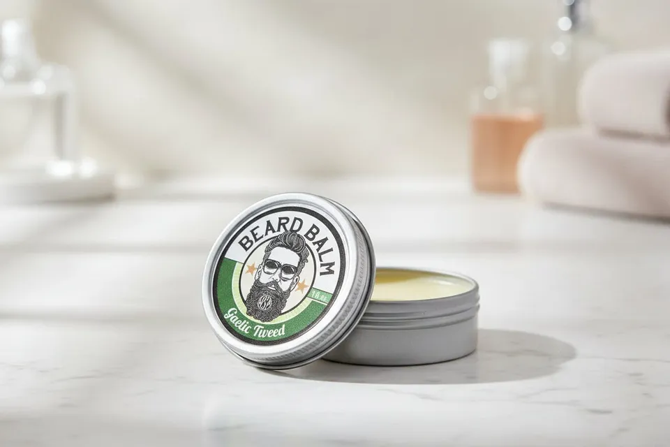 Wet Shaving Products Gaelic Tweed balsamo barba tenuta leggera latta 28 g