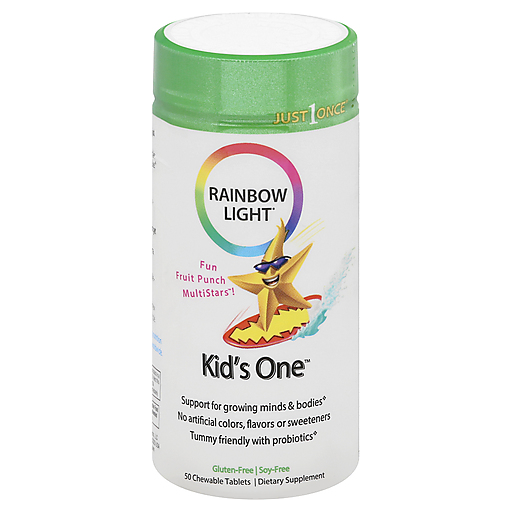 Rainbow Light Kid's One multivitaminico bambini fruit punch masticabile