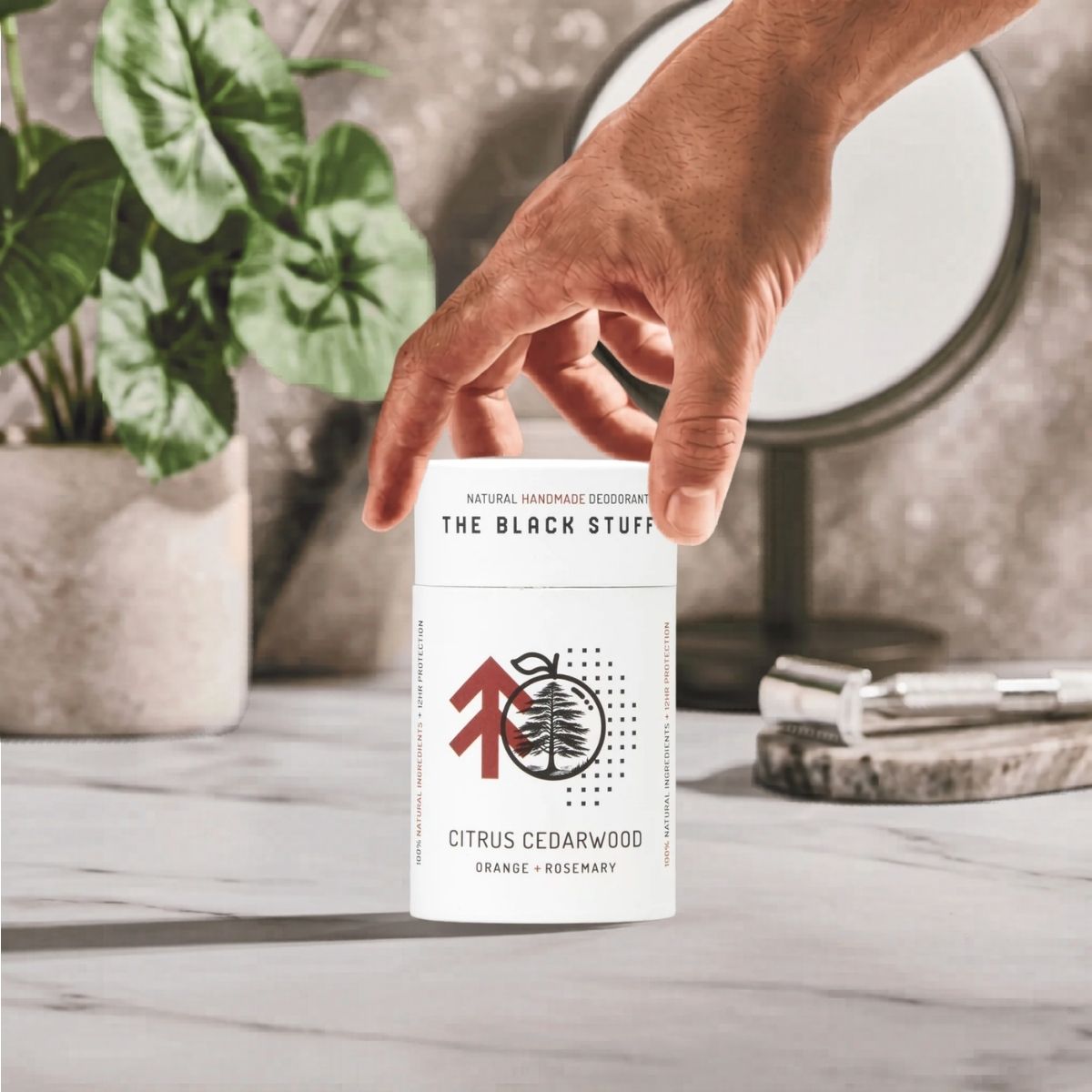 The Black Stuff Citrus Cedarwood Blast deodorante naturale sensibile