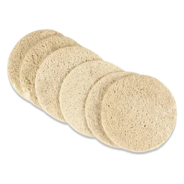 Pasteur Touch Me dischetti luffa viso 6 pezzi 5 cm