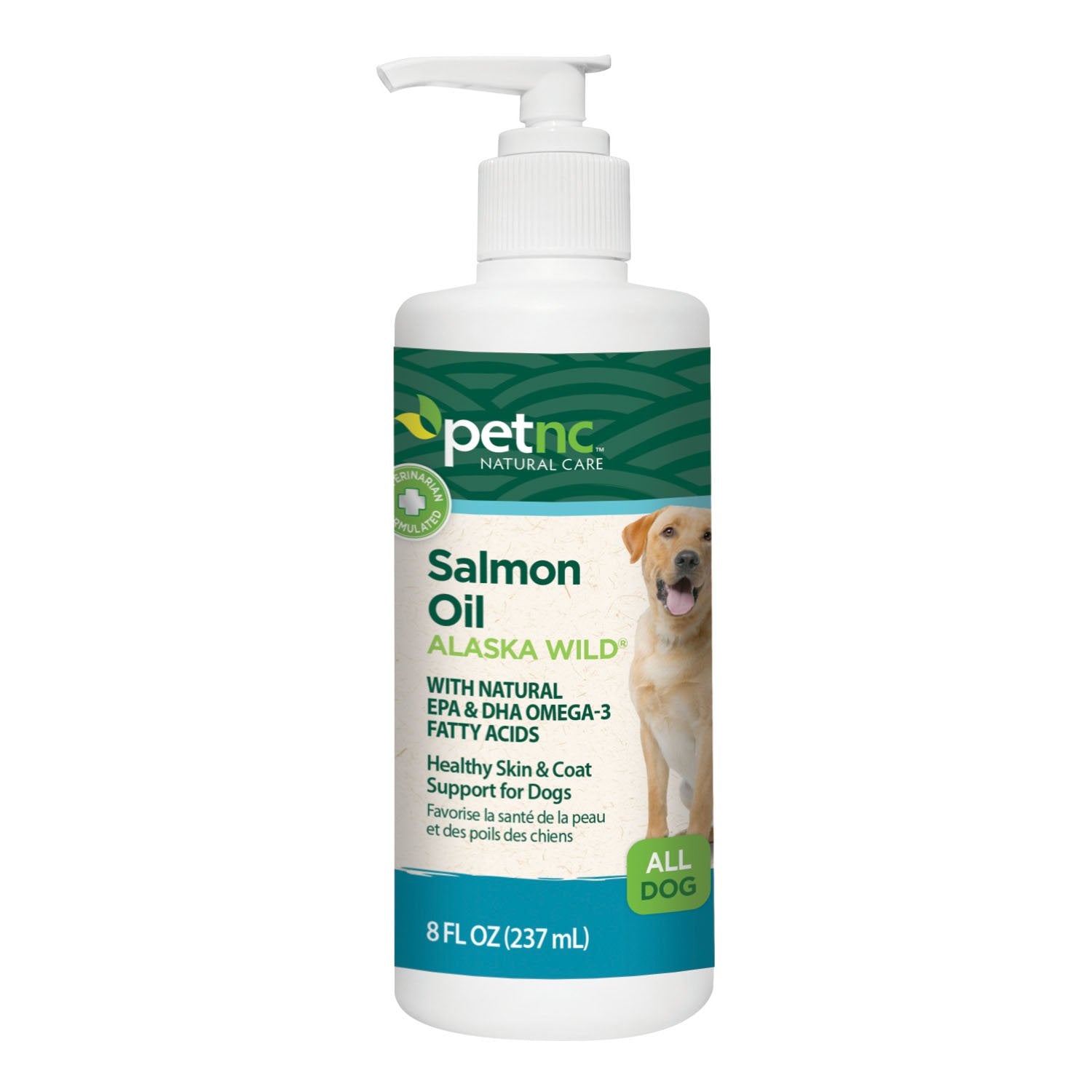 PetNC Natural Care Alaska olio salmone cani 236 ml omega-3