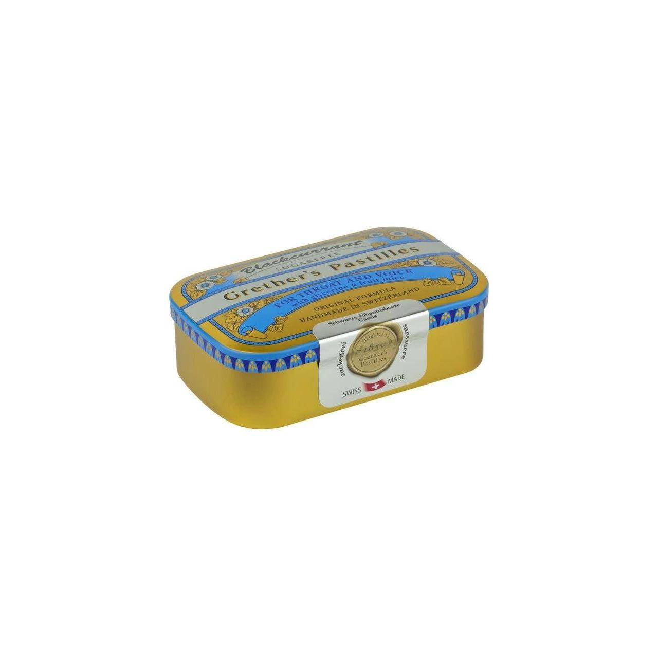 Grether's pastiglie gola ribes nero senza zucchero 106 g