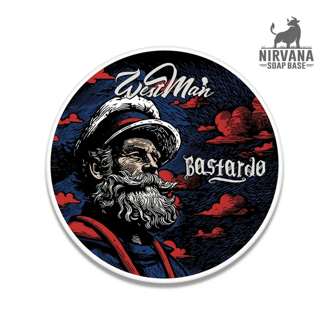 Westman Nirvana Bastardo sapone da barba 120g bay rum