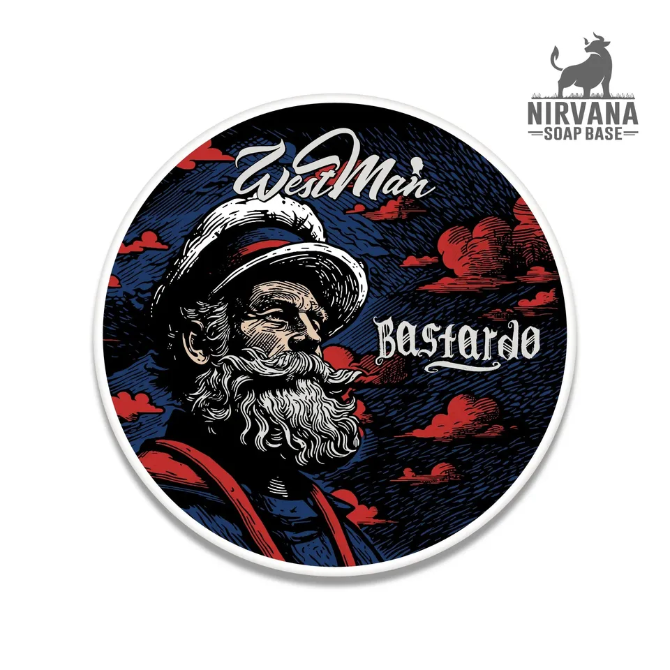 Westman Nirvana Bastardo sapone da barba 120g bay rum