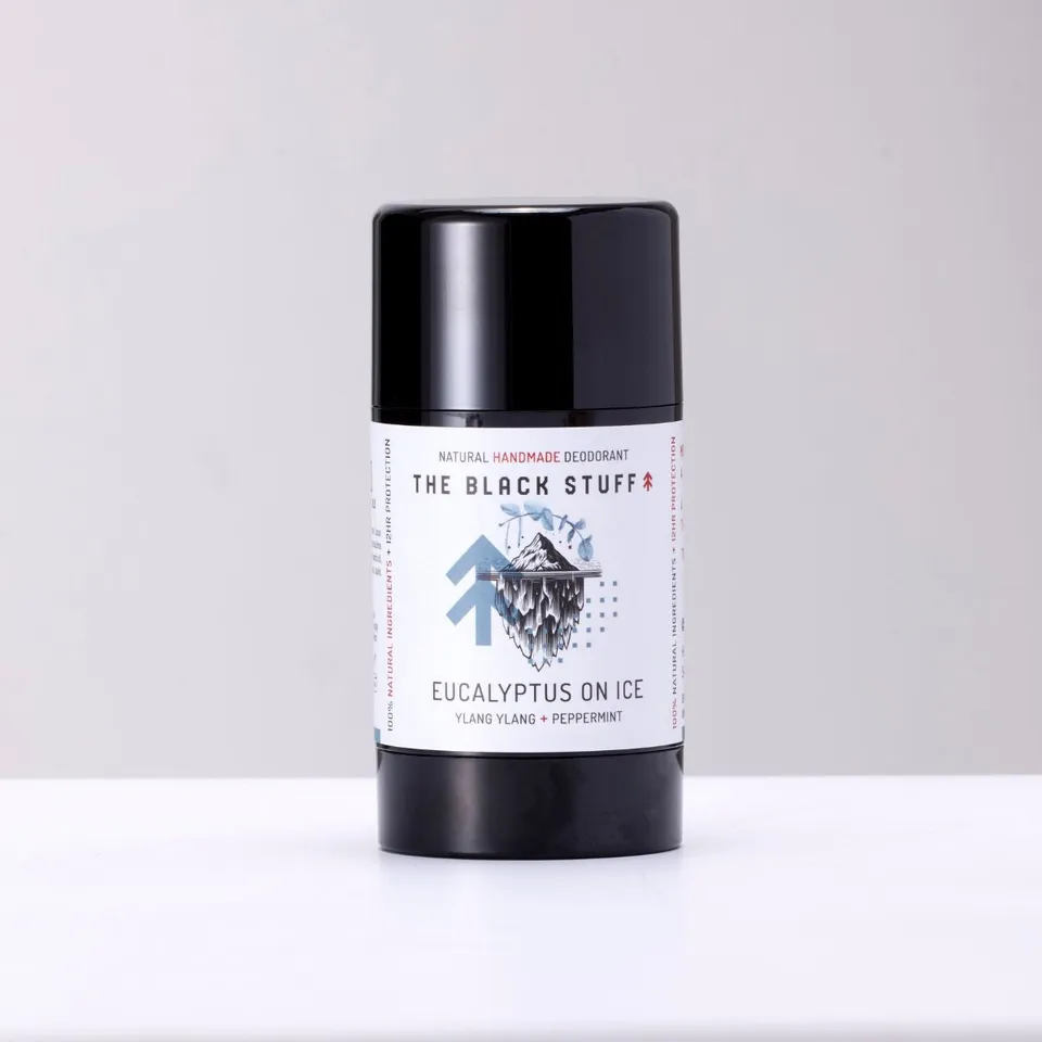The Black Stuff Natural Deodorant deodorante Eucalyptus on Ice mentolo