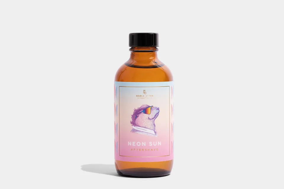 Noble Otter Neon Sun dopobarba 4oz lime patchouli