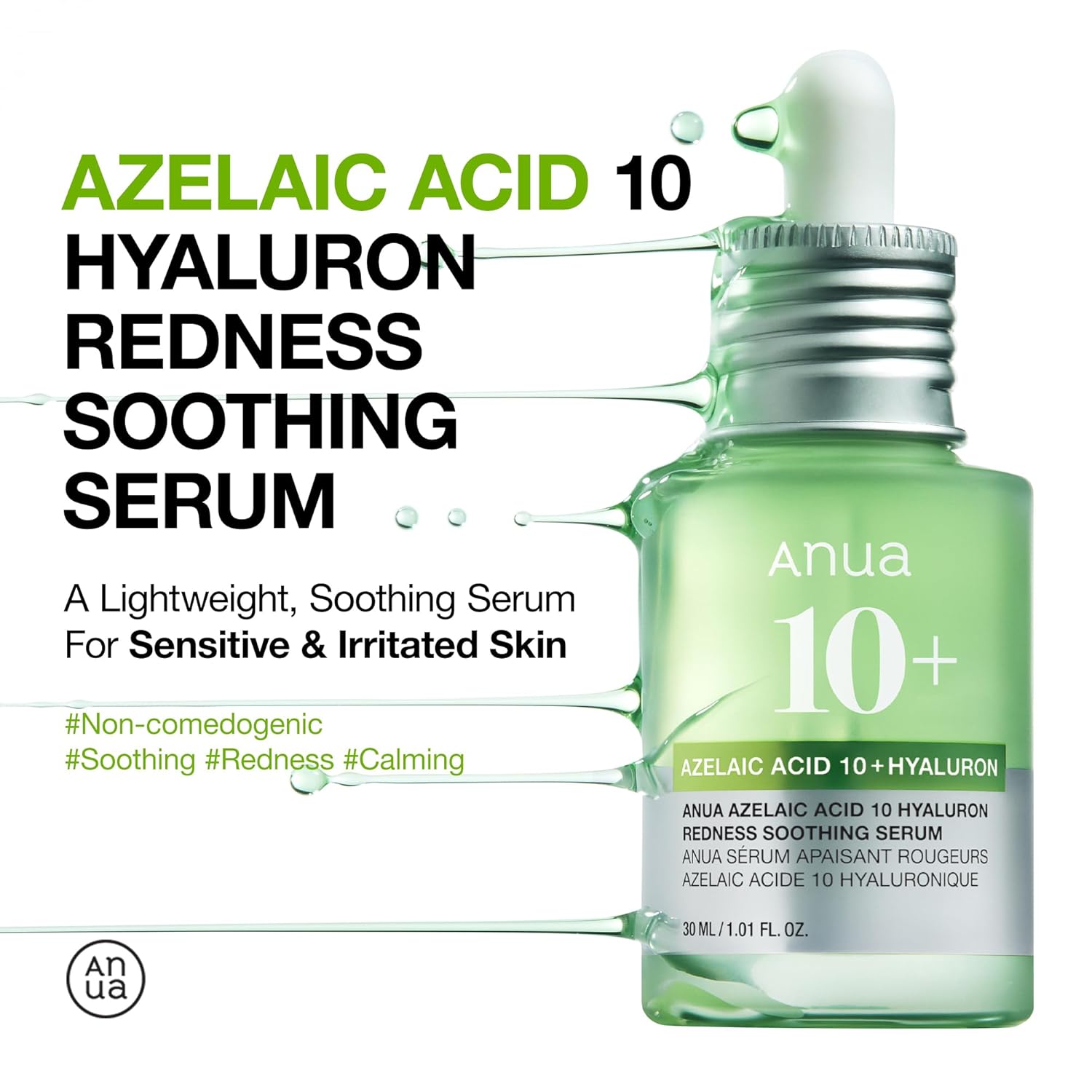 Anua Azelaic Acid 10 siero viso rossori 30 ml ialuronico