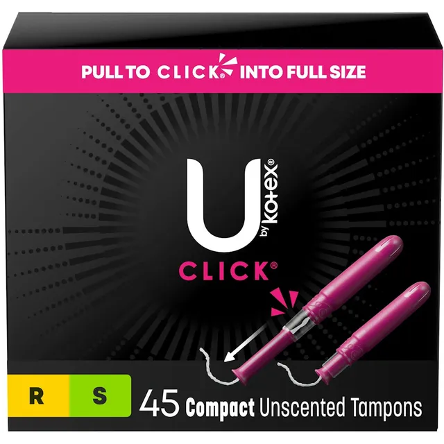 U by Kotex Click Compact tamponi Regular Super multipack