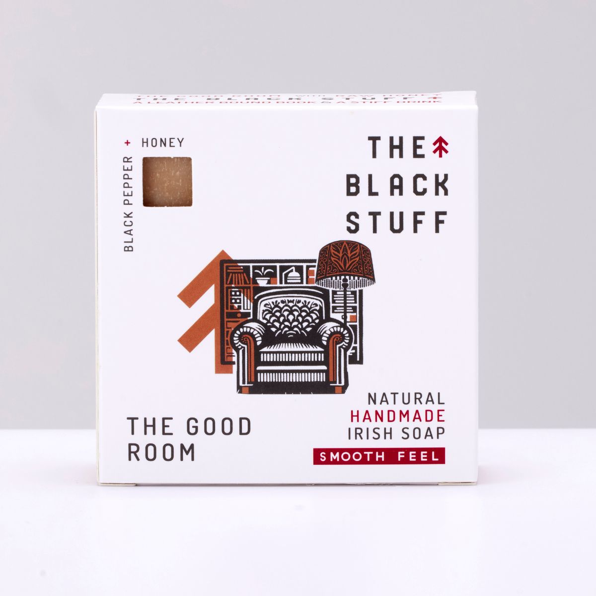 The Black Stuff Good Room saponetta uomo cedro e pepe nero