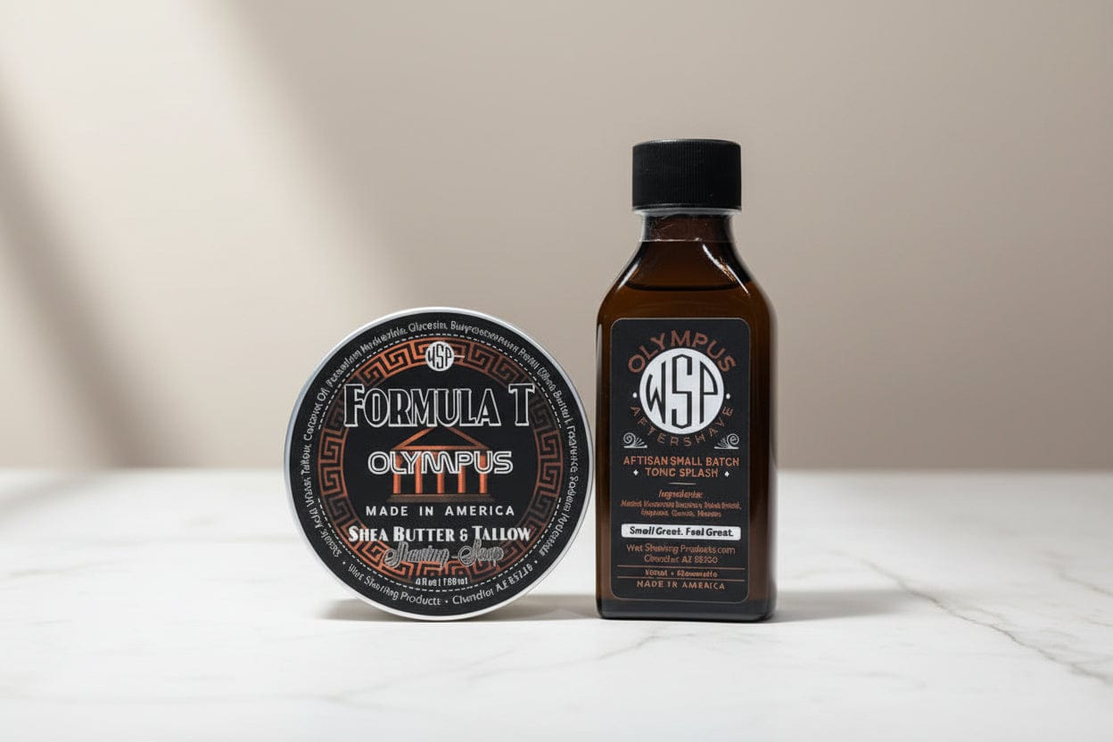 Wet Shaving Products Olympus sapone barba sego Formula T denso