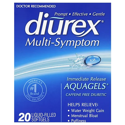 Diurex Aquagels Diuretico Softgel senza Caffeina