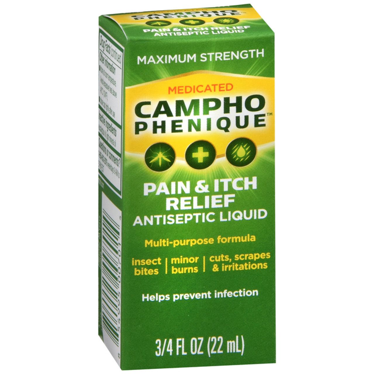 Campho-Phenique liquido antisettico 22 ml dolore prurito