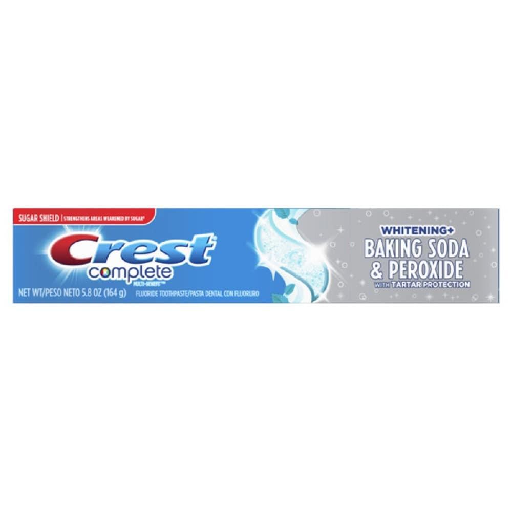 Crest Complete dentifricio sbiancante bicarbonato perossido