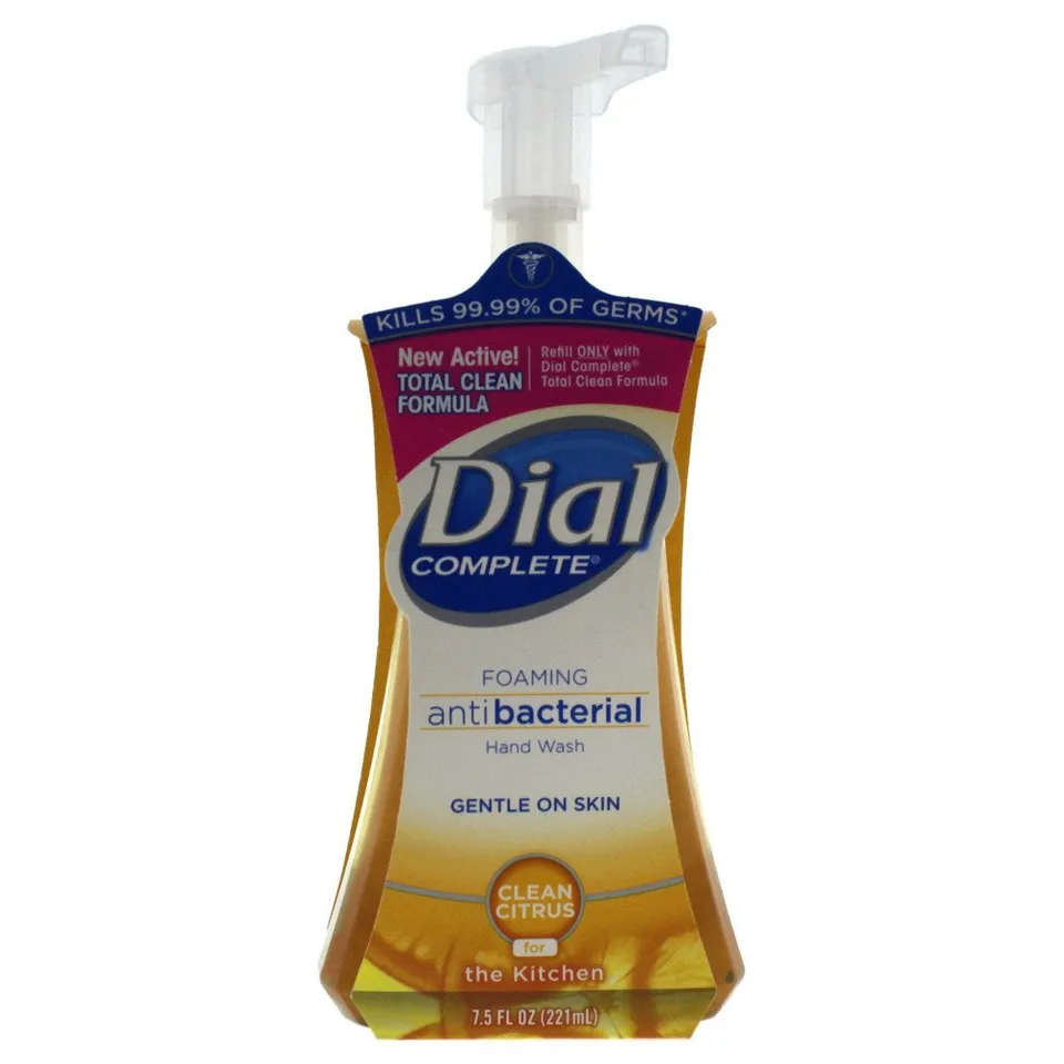 Dial Complete sapone mani schiuma antibatterico agrumi cucina