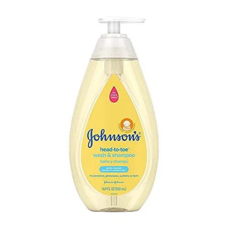 Johnson's Head-to-Toe Bagnoschiuma Shampoo Neonato 500 ml Delicato