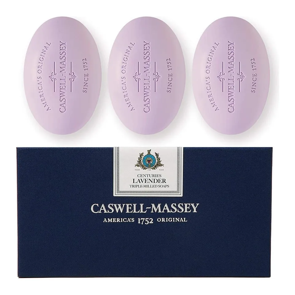 Caswell-Massey Centuries Sapone da Bagno Lavanda Verbena Cetriolo 3x164g