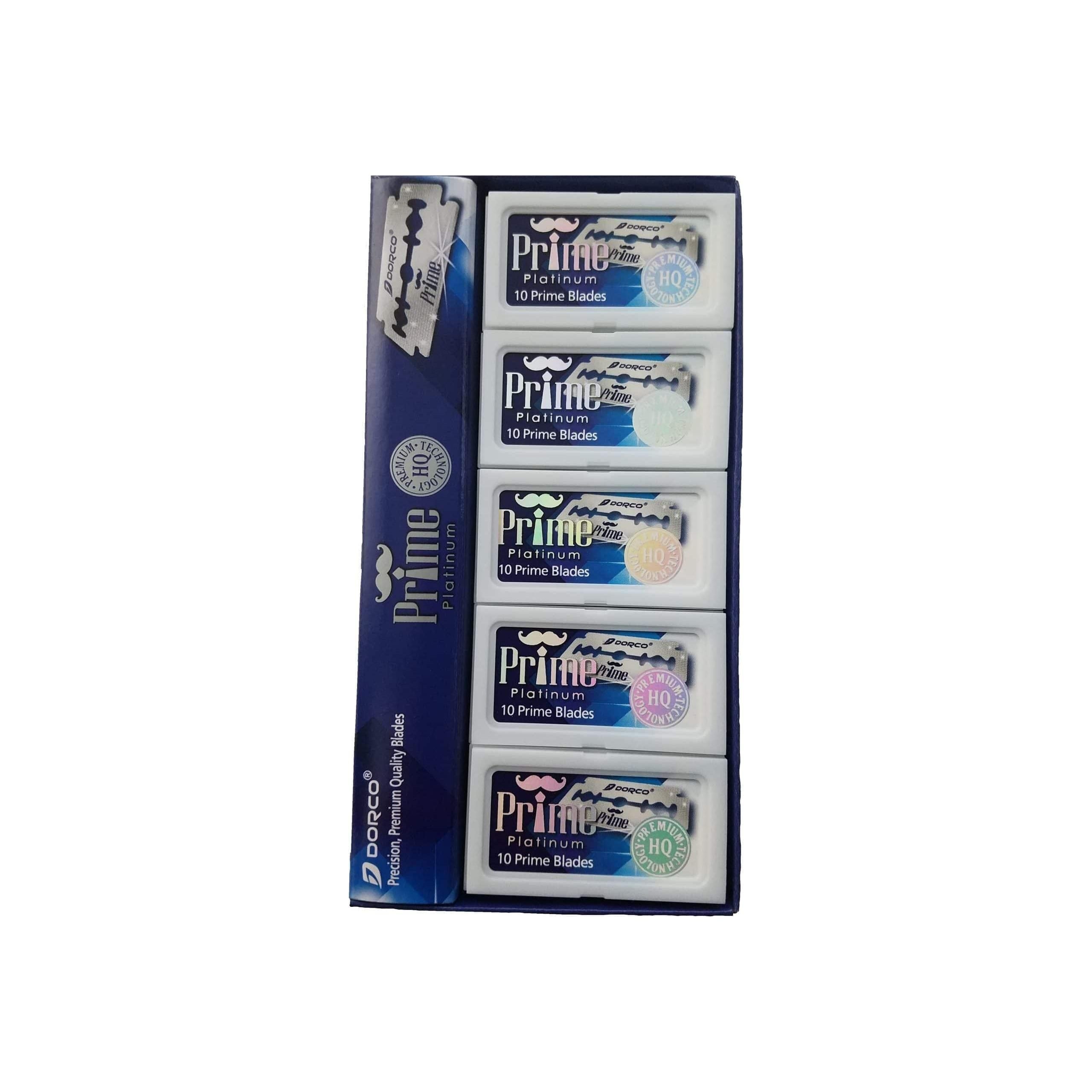 Dorco Prime Platinum Lamette Doppio Filo 100 Pezzi