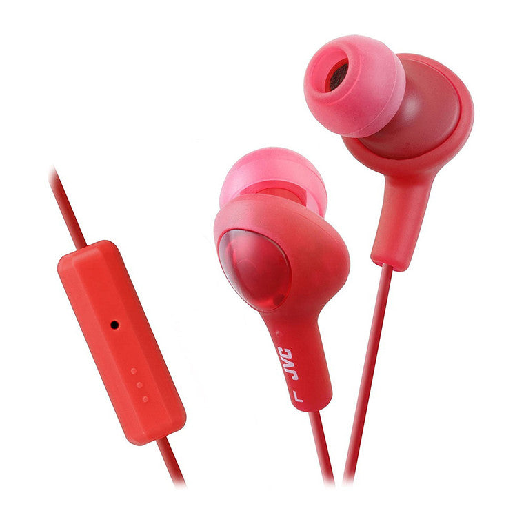 JVC Gumy Plus HA-FX5 auricolari in-ear rossi filo