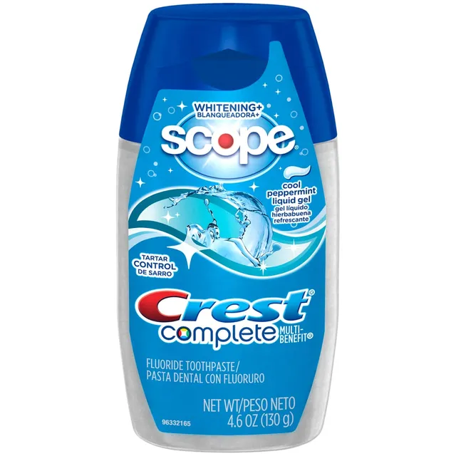 Crest Complete Scope dentifricio gel menta fresca 130 g sbiancante
