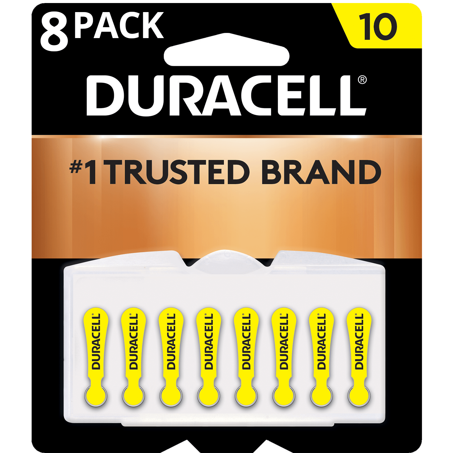 Duracell Health Medicine pile acustiche 10 gialle 8 pezzi