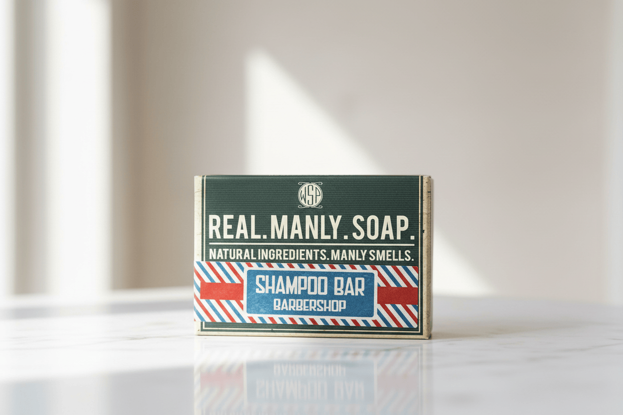 Wet Shaving Products Barbershop Shampoo Bar shampoo solido singola barba