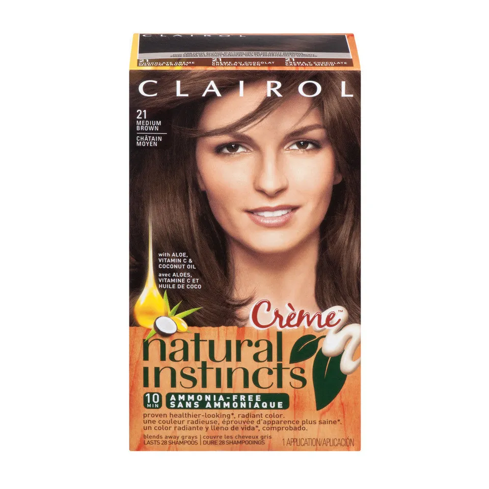 Clairol Natural Instincts tinta capelli castano medio rame