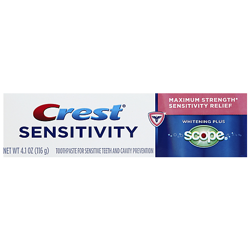 Crest Sensitivity Dentifricio Sbiancante Menta Scope