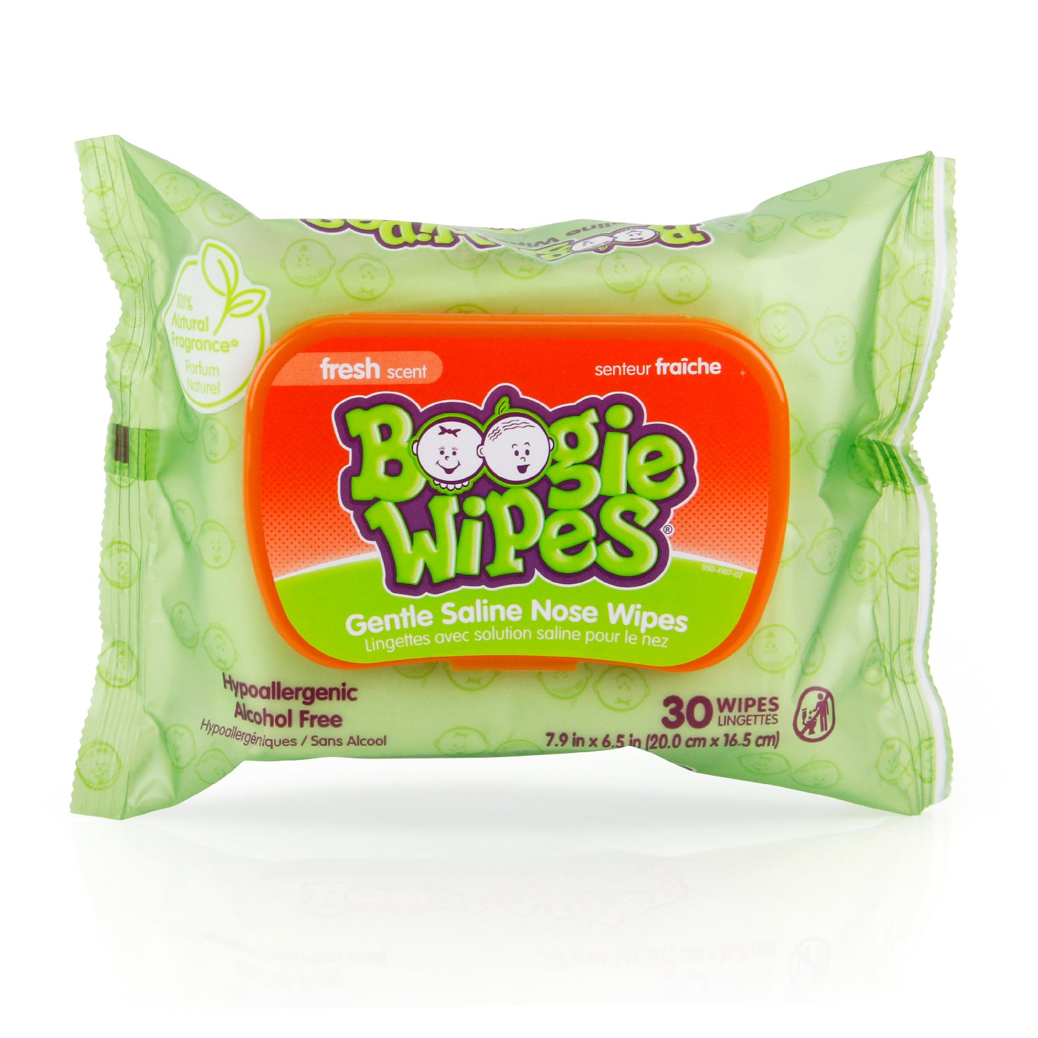 Boogie Wipes Salviettine Naso Fisiologiche 30 Pezzi