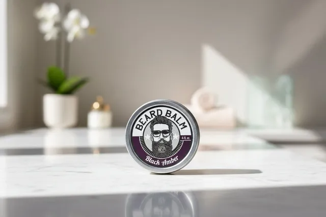 Wet Shaving Products Black Amber balsamo barba karité 1 oz