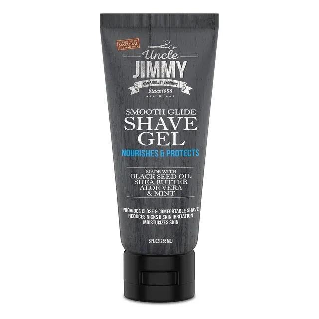 Uncle Jimmy Smooth Glide gel da barba uomo karité aloe