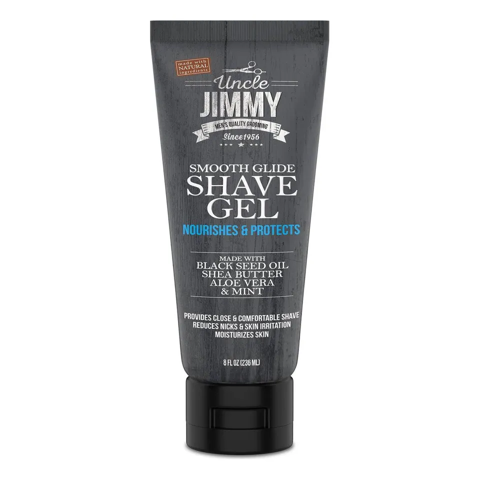 Uncle Jimmy Smooth Glide gel da barba uomo karité aloe